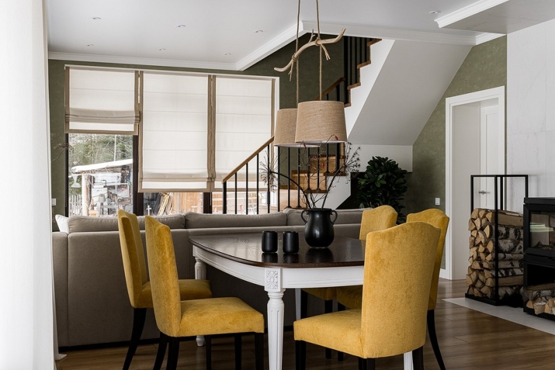 
                                Как создать уютный и гостеприимный интерьер? Дача 121 кв. м в Пермском крае                            