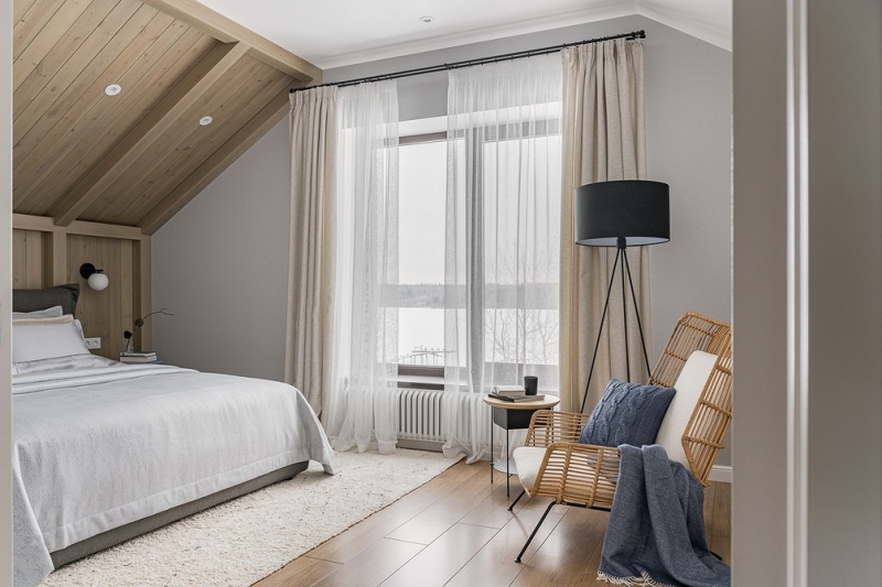 
                                Как создать уютный и гостеприимный интерьер? Дача 121 кв. м в Пермском крае                            