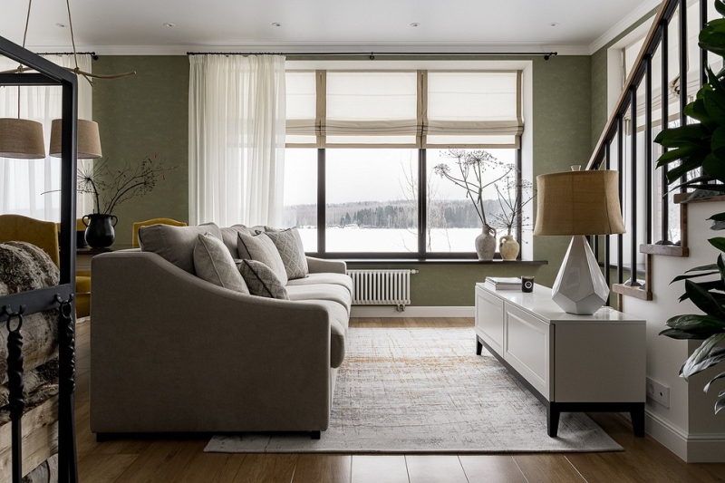 
                                Как создать уютный и гостеприимный интерьер? Дача 121 кв. м в Пермском крае                            