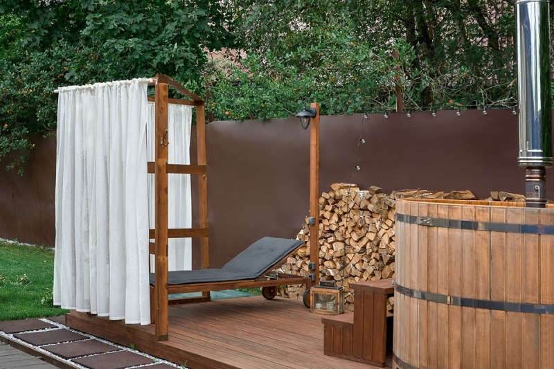 Как в современной деревне! Гостевой дом 66 кв. м с баней, где заказчиком выступила дизайнер