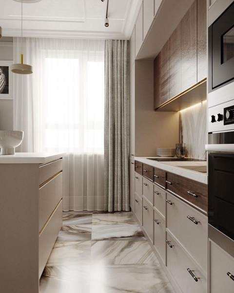 Коричневый в интерьере: варианты применения и 10 лучших цветов-компаньонов (137 фото)