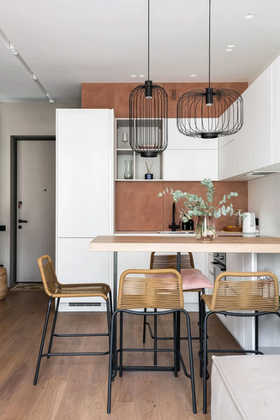 Коричневый в интерьере: варианты применения и 10 лучших цветов-компаньонов (137 фото)