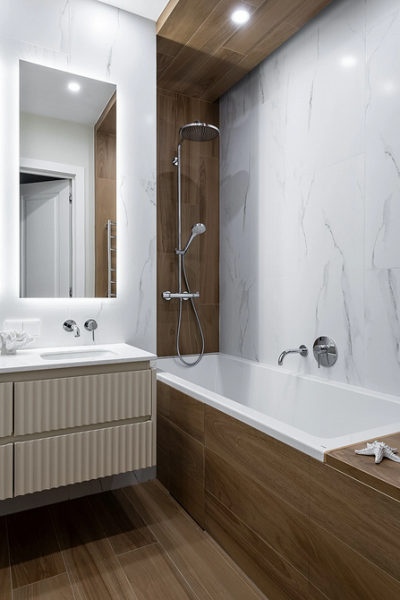 Коричневый в интерьере: варианты применения и 10 лучших цветов-компаньонов (137 фото)