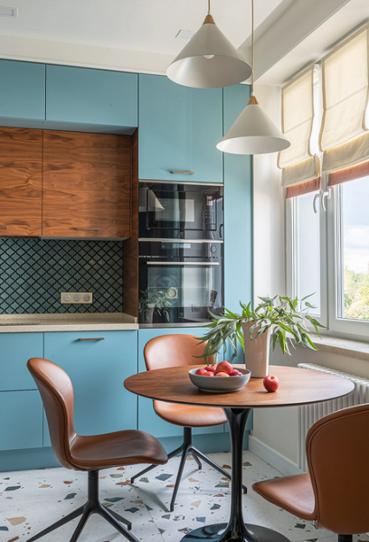 Коричневый в интерьере: варианты применения и 10 лучших цветов-компаньонов (137 фото)