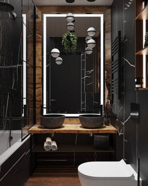 Коричневый в интерьере: варианты применения и 10 лучших цветов-компаньонов (137 фото)