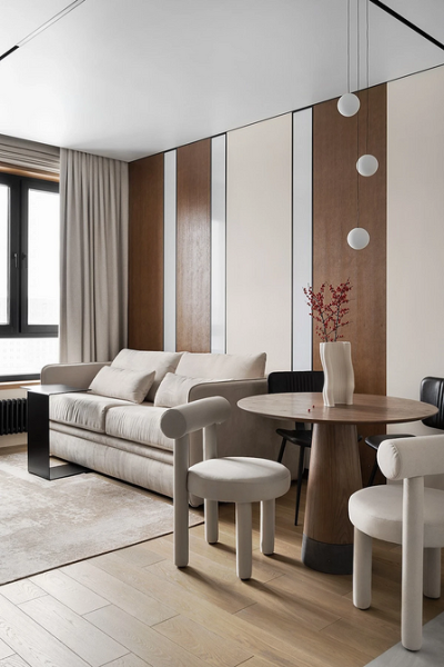 Коричневый в интерьере: варианты применения и 10 лучших цветов-компаньонов (137 фото)