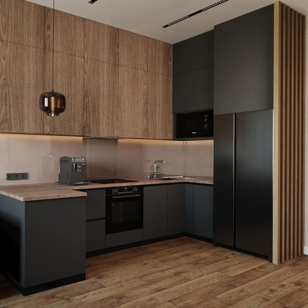 Коричневый в интерьере: варианты применения и 10 лучших цветов-компаньонов (137 фото)