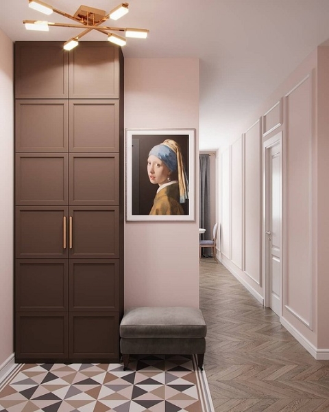 Коричневый в интерьере: варианты применения и 10 лучших цветов-компаньонов (137 фото)