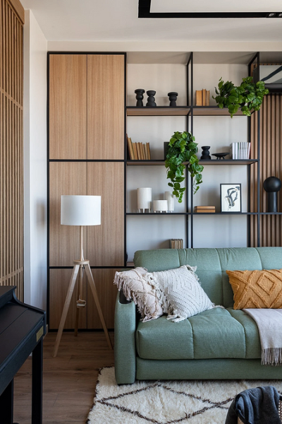 Коричневый в интерьере: варианты применения и 10 лучших цветов-компаньонов (137 фото)