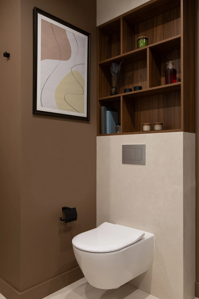 Коричневый в интерьере: варианты применения и 10 лучших цветов-компаньонов (137 фото)