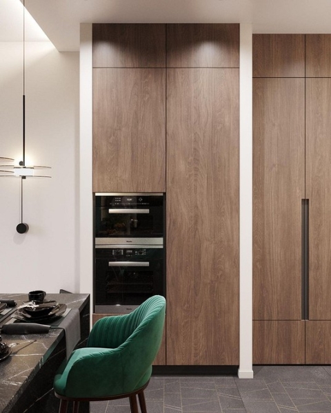 Коричневый в интерьере: варианты применения и 10 лучших цветов-компаньонов (137 фото)