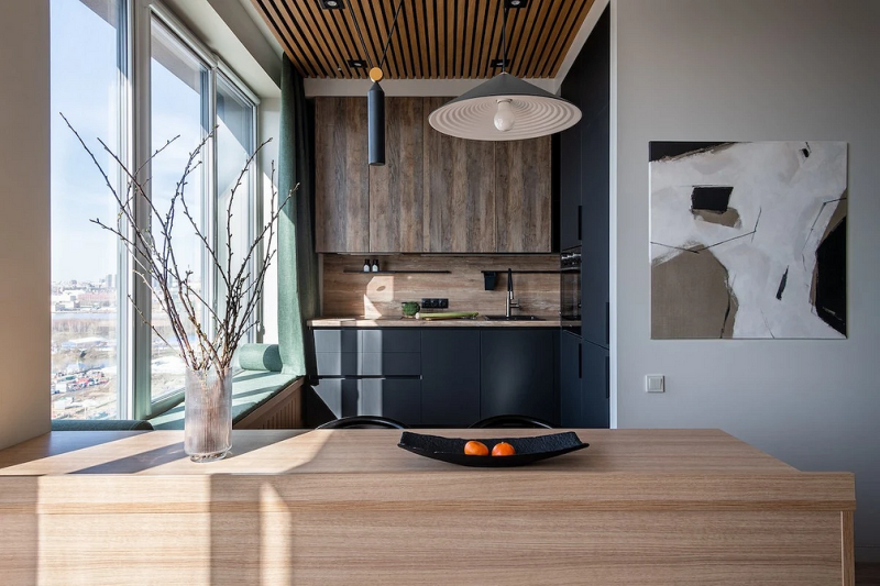 Коричневый в интерьере: варианты применения и 10 лучших цветов-компаньонов (137 фото)