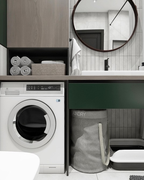 
                                Корзина для белья в ванную: советы по выбору и варианты размещения (67 фото)                            