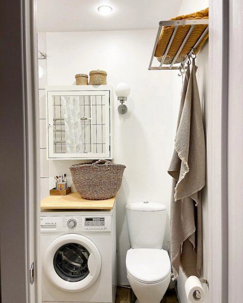 
                                Корзина для белья в ванную: советы по выбору и варианты размещения (67 фото)                            