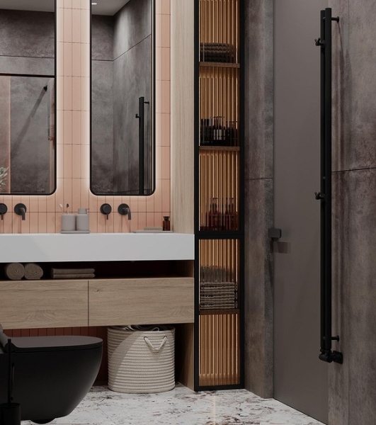 
                                Корзина для белья в ванную: советы по выбору и варианты размещения (67 фото)                            