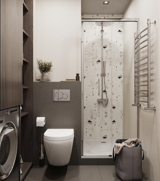 
                                Корзина для белья в ванную: советы по выбору и варианты размещения (67 фото)                            