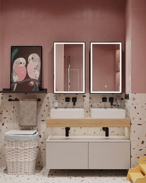 
                                Корзина для белья в ванную: советы по выбору и варианты размещения (67 фото)                            