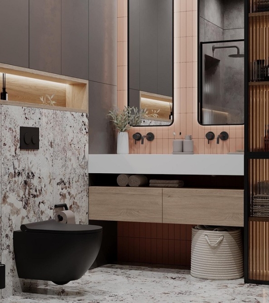 
                                Корзина для белья в ванную: советы по выбору и варианты размещения (67 фото)                            