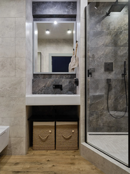 
                                Корзина для белья в ванную: советы по выбору и варианты размещения (67 фото)                            