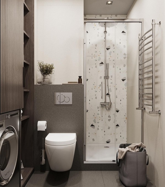 
                                Корзина для белья в ванную: советы по выбору и варианты размещения (67 фото)                            