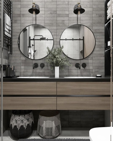 
                                Корзина для белья в ванную: советы по выбору и варианты размещения (67 фото)                            