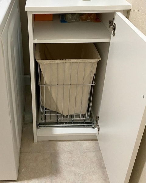 
                                Корзина для белья в ванную: советы по выбору и варианты размещения (67 фото)                            