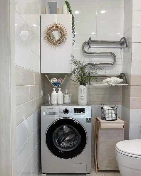 
                                Корзина для белья в ванную: советы по выбору и варианты размещения (67 фото)                            