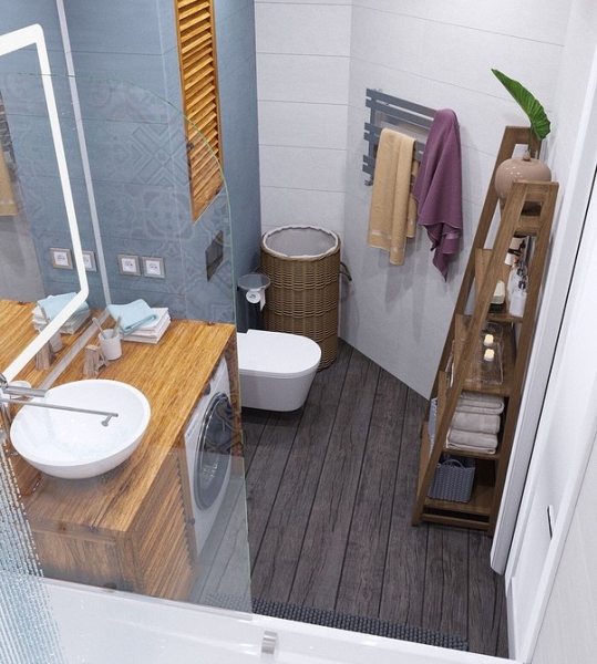 
                                Корзина для белья в ванную: советы по выбору и варианты размещения (67 фото)                            