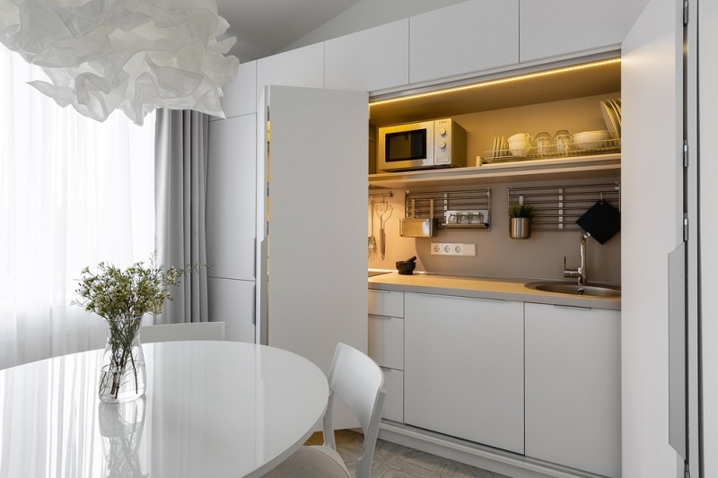 
                                Кухня в шкафу! 6 дизайнерских примеров, от которых вы будете в восторге                            