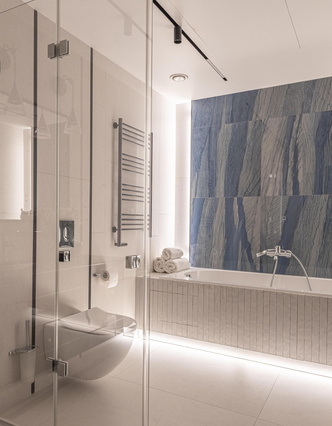 Квартира на 29-м этаже с круговой планировкой и панорамными окнами