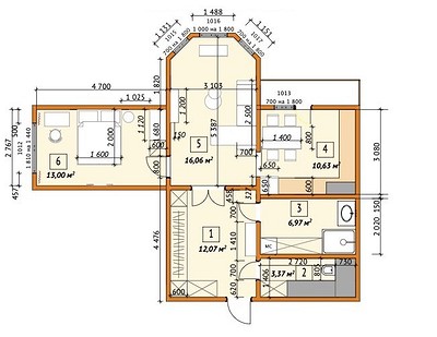
                                Никакого минимализма! Уютная квартира 61 кв. м с красивой отделкой                            