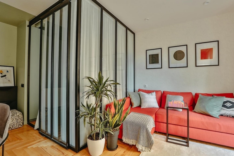 Однокомнатная хрущевка: варианты зонирования, советы по ремонту и примеры проектов (96 фото)