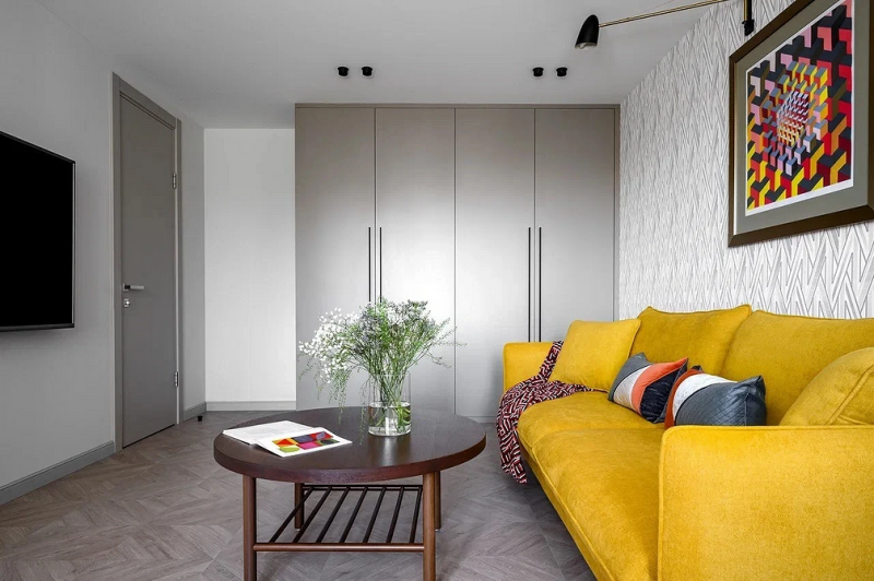 Однокомнатная хрущевка: варианты зонирования, советы по ремонту и примеры проектов (96 фото)