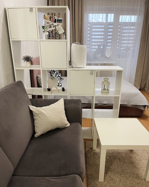 Однокомнатная хрущевка: варианты зонирования, советы по ремонту и примеры проектов (96 фото)