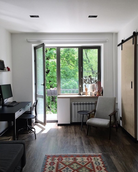 Однокомнатная хрущевка: варианты зонирования, советы по ремонту и примеры проектов (96 фото)