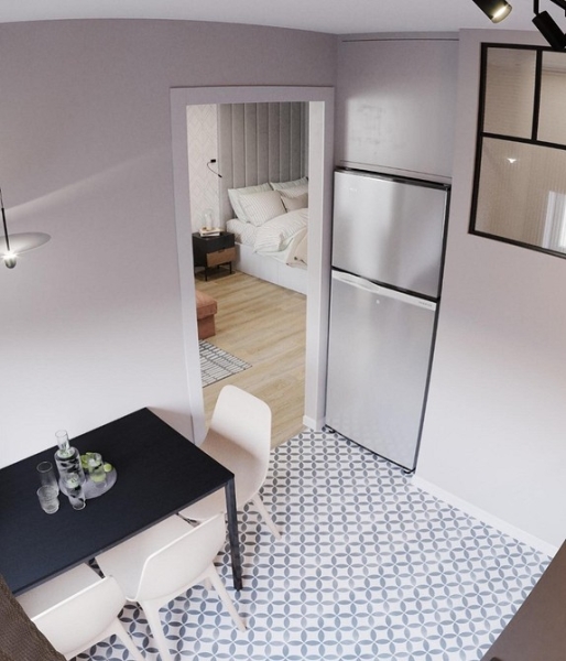 Однокомнатная хрущевка: варианты зонирования, советы по ремонту и примеры проектов (96 фото)