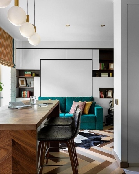 Однокомнатная хрущевка: варианты зонирования, советы по ремонту и примеры проектов (96 фото)