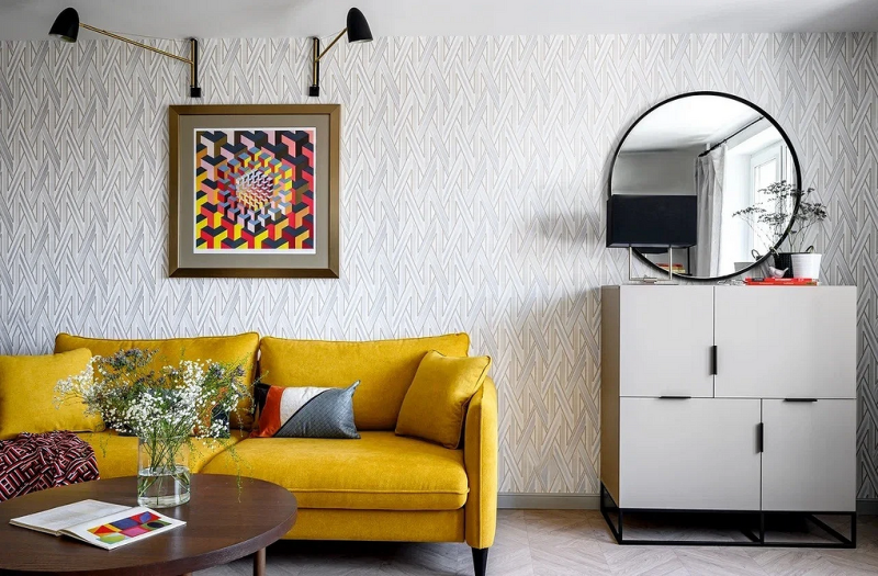 Однокомнатная хрущевка: варианты зонирования, советы по ремонту и примеры проектов (96 фото)