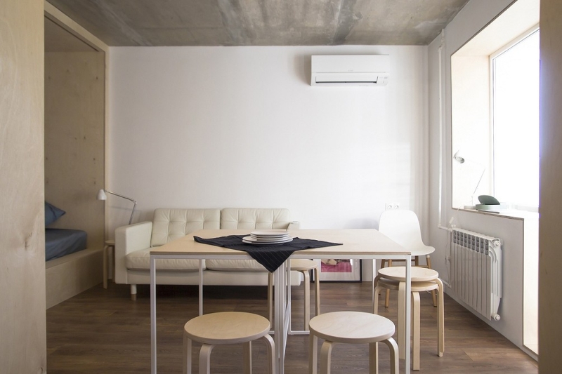 Однокомнатная хрущевка: варианты зонирования, советы по ремонту и примеры проектов (96 фото)