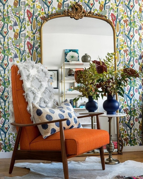 Оранжевый цвет в интерьере: как применять и с чем сочетать (133 фото)