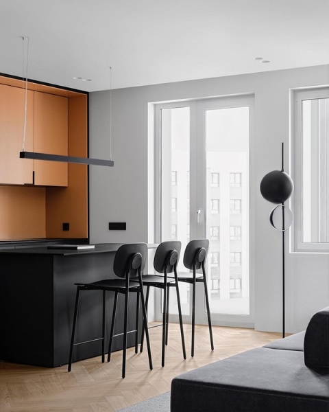 Оранжевый цвет в интерьере: как применять и с чем сочетать (133 фото)