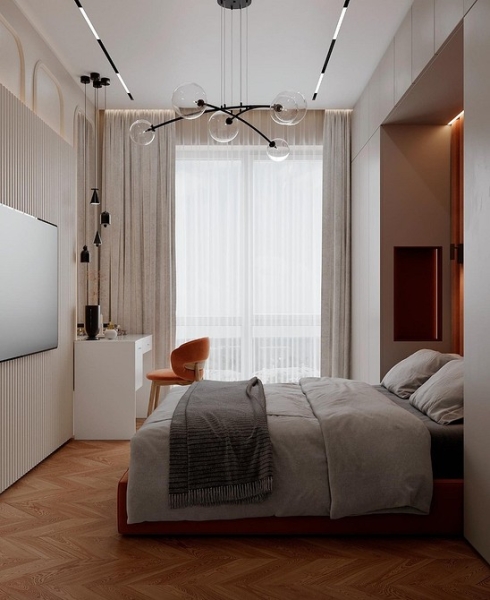 Оранжевый цвет в интерьере: как применять и с чем сочетать (133 фото)