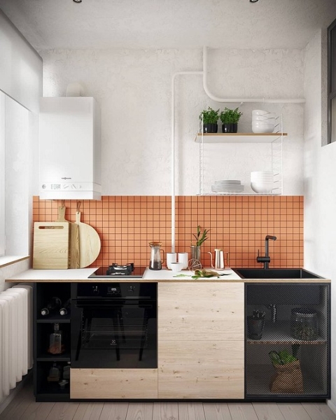 Оранжевый цвет в интерьере: как применять и с чем сочетать (133 фото)