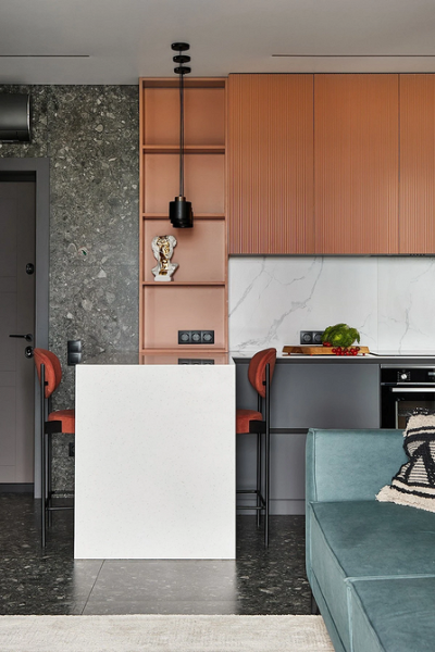 Оранжевый цвет в интерьере: как применять и с чем сочетать (133 фото)