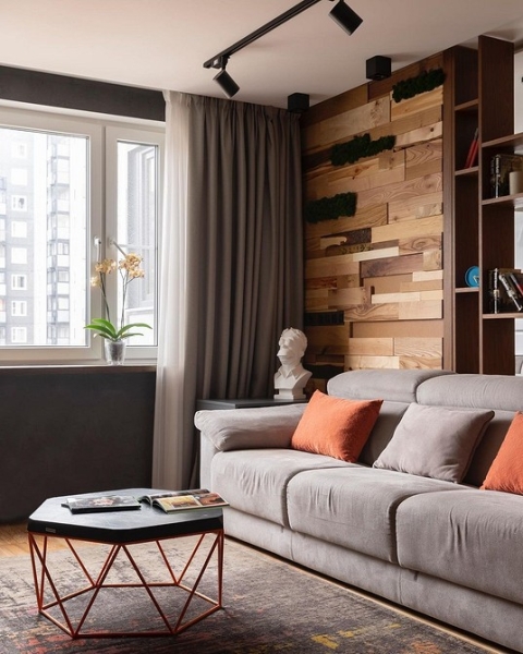 Оранжевый цвет в интерьере: как применять и с чем сочетать (133 фото)