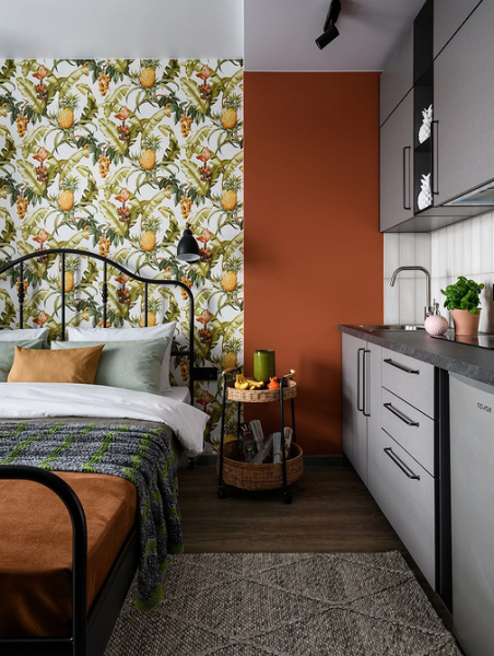 Оранжевый цвет в интерьере: как применять и с чем сочетать (133 фото)