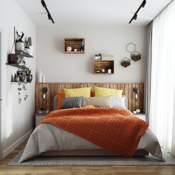 Оранжевый цвет в интерьере: как применять и с чем сочетать (133 фото)