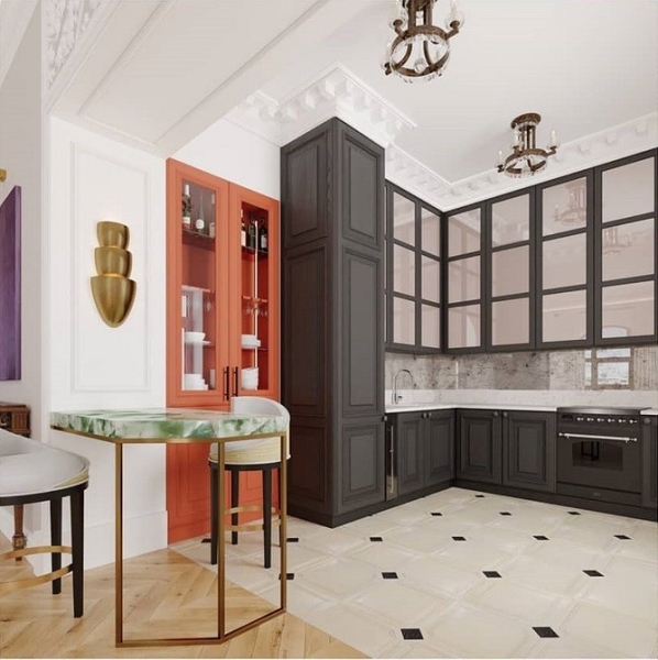 Оранжевый цвет в интерьере: как применять и с чем сочетать (133 фото)