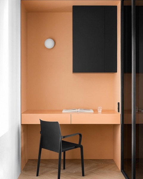 Оранжевый цвет в интерьере: как применять и с чем сочетать (133 фото)