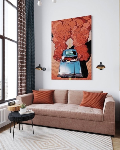 Оранжевый цвет в интерьере: как применять и с чем сочетать (133 фото)